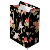 lila medium cadeauzakje (Voorkant Gekanteld)