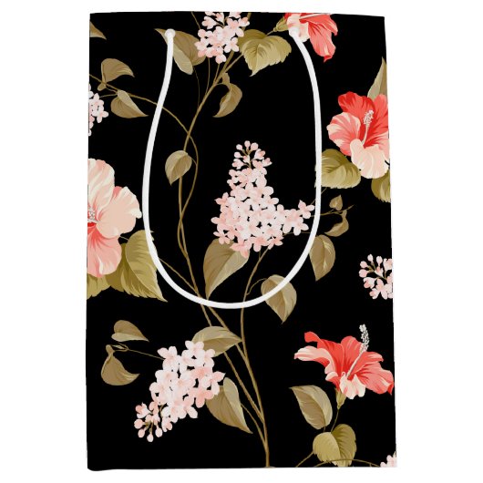 lila medium cadeauzakje (Voorkant)