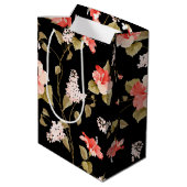 lila medium cadeauzakje (Achterkant Gekanteld)