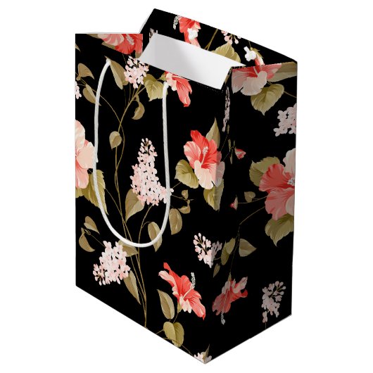 lila medium cadeauzakje (Achterkant Gekanteld)