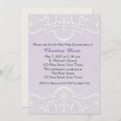 Lila met Lace, Cross, Religie Kaart (Voorkant / Achterkant)