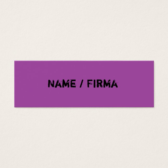 Lila - mini Visitenkarten Mini Visitekaartjes (Voorkant)
