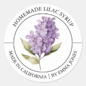 Lila Modern label (Voorkant)