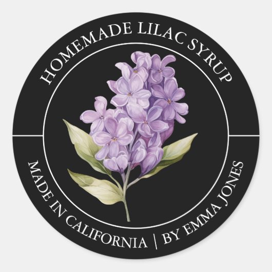 Lila Modern label (Voorkant)