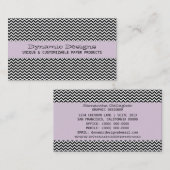 Lila modern Visitekaartje (Voorkant / Achterkant)