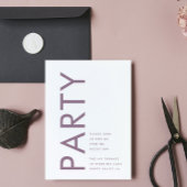 Lila moderne Mauve Paarse Names Weddenschappen Informatiekaartje