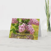 Lila Moederdag Kaart (Voorkant)