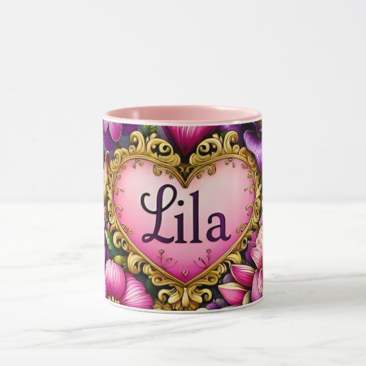 LILA ~ Mok gepersonaliseerd ~ zany ongebruikelijk (Midden)