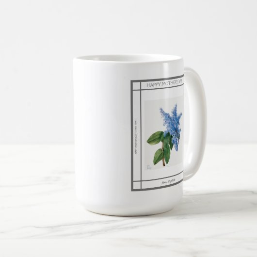 Lila Mok van koffie op moederdag (Voorkant rechts)