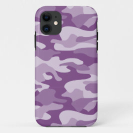 Lila monocolor Camo Case-Mate iPhone Case