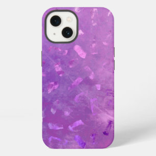 Lila nep glitter textuur iPhone 13 hoesje