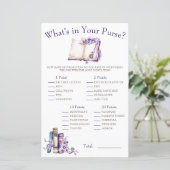 Lila Nieuw Hoofdstuk Wat zit er in je tas? Game (Staand voorkant)