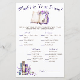 Lila Nieuw Hoofdstuk Wat zit er in je tas? Game