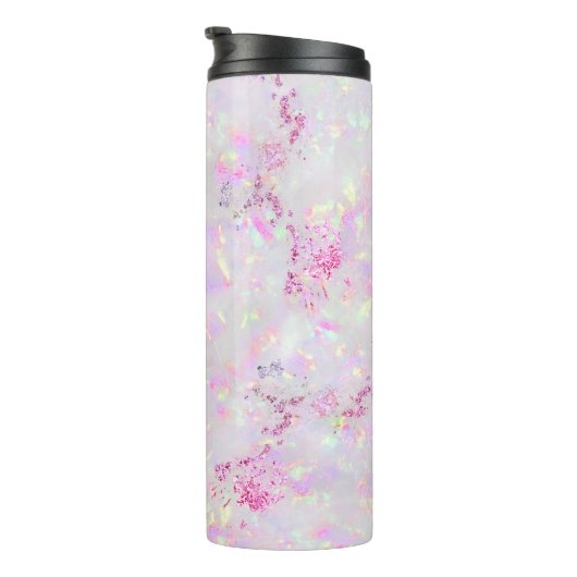 lila opal ontwerp thermosbeker (Geroteerd rechts)