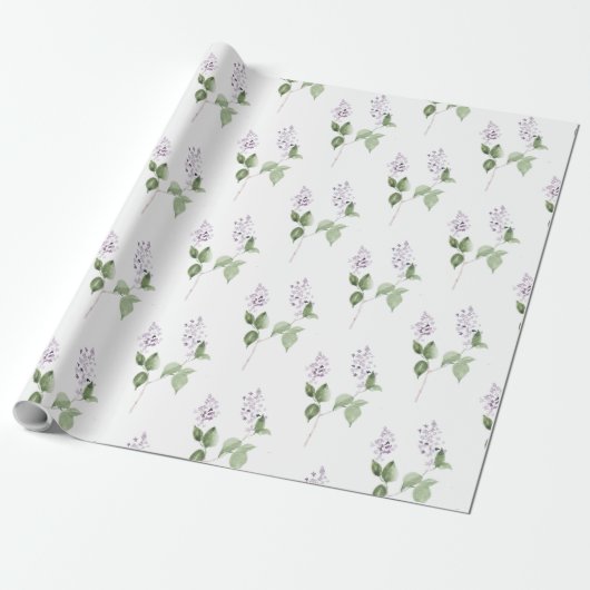 Lila opvulpapier cadeaupapier (Uitgerold)