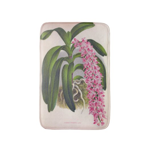  Lila orchidee Aerides Fieldingi Lindenia Badmat (Voorkant Verticaal)