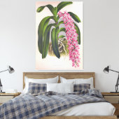 Lila orchidee Aerides Fieldingi Lindenia Canvas Afdruk (Insitu (Slaapkamer))