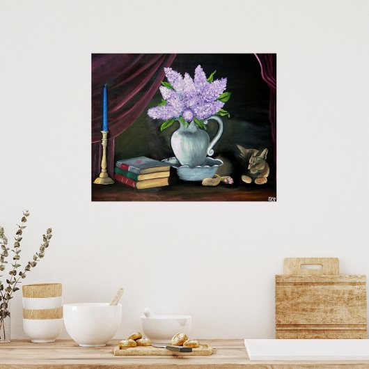 Lila overdraagbaarheid poster (Keuken)