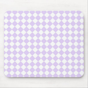 Lila Paars Diamond Gecontroleerd patroon Muismat