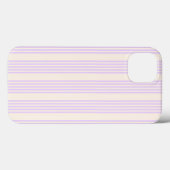 Lila paars- en beige vijf strepenpatroon Case-Mate iPhone case (Achterkant (horizontaal))