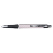 Lila paars- en beige vijf strepenpatroon pen (Achterkant)