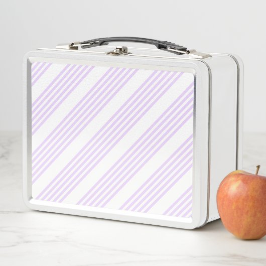 Lila paars en wit vijf strepen patroon (In situ)