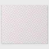 Lila Paars geometrisch decomgrenzingspatroon Cadeaupapier (Vlak)