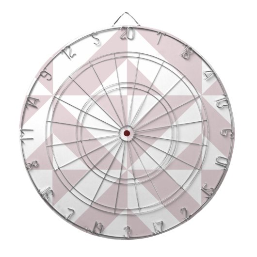 Lila Paars geometrisch decomgrenzingspatroon Dartbord (Voorkant)