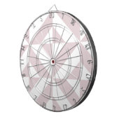 Lila Paars geometrisch decomgrenzingspatroon Dartbord (Voorkant Rechts)