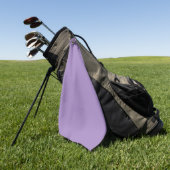 Lila Paars Golfhanddoek (Groen)