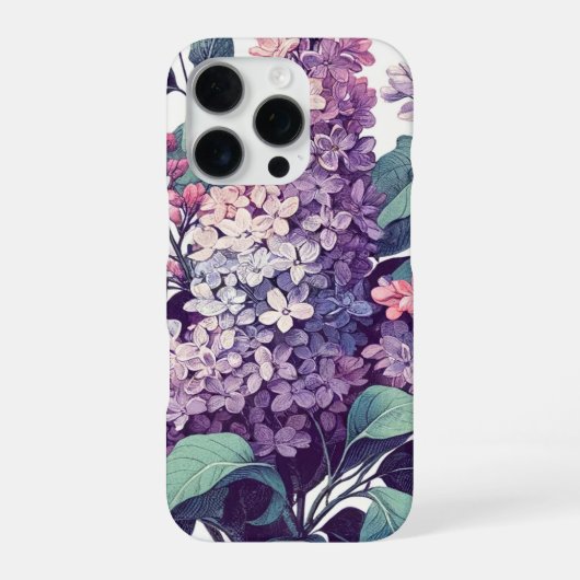 Lila Paars iPhone Hoesje (Achterkant)