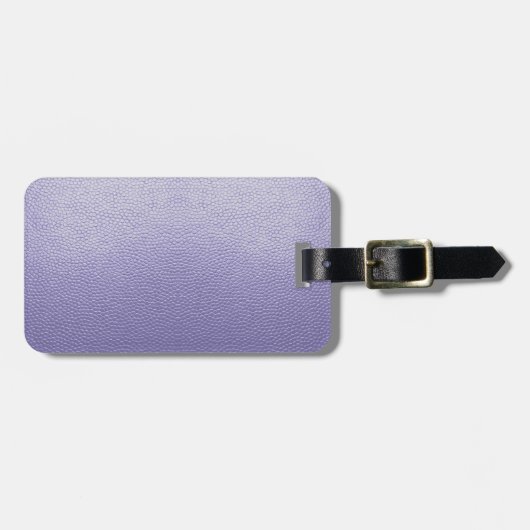 Lila Paars leder Bagagelabel (Voorkant horizontaal)