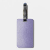 Lila Paars leder Bagagelabel (Achterkant verticaal)