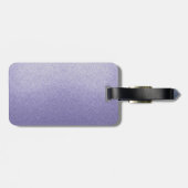 Lila Paars leder Bagagelabel (Achterkant horizontaal)