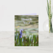 Lila Paars Pickerelweed-ventilator geïnspireerd Notitiekaartje (Voorkant)