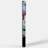 Lila Paars Roze bloemen blauw Case-Mate iPhone Case (Achterkant / Rechts)