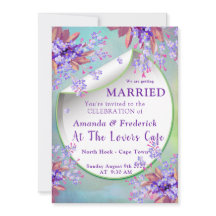 Lila Paars vergeet-me-nots WEDDING