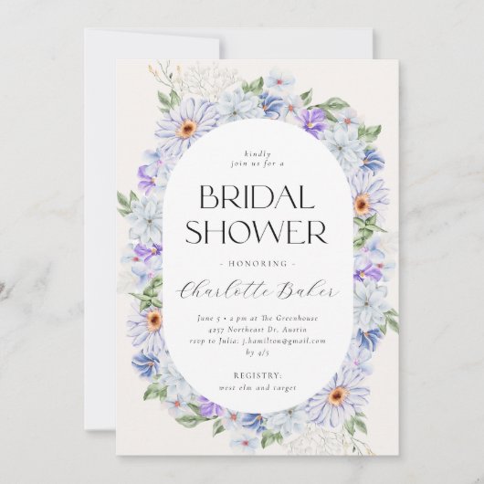 Lila Paars Vrijgezellenfeest Kaart (Voorkant)