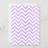 Lila Paarse Bloemen Vrijgezellenfeest Kaart (Achterkant)