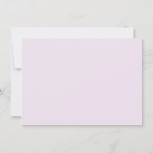 Lila Paarse bloemenquinceanera Save The Date (Achterkant)