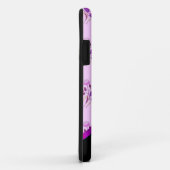 Lila paarse  bloemmotief Case-Mate iPhone case (Achterkant/rechts)
