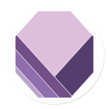 Lila Paarse elegante Vee Home Pattern