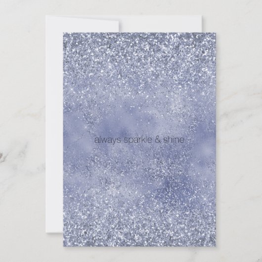 Lila Paarse glitter Glitz glans (Voorkant)