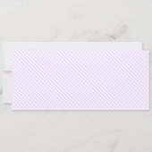 Lila Paarse Happy Easter Gift Voucher Kaart (Achterkant)