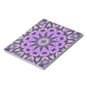 Lila paarse mandala notitieblok (Linkerzijde)