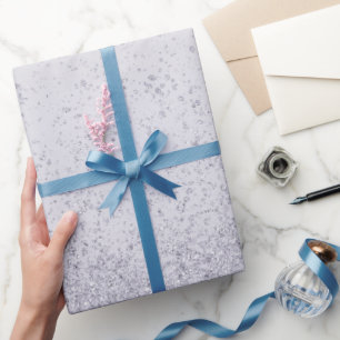 Lila Paarse Nep Glitters  Cadeaupapier