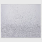 Lila Paarse Nep Glitters Cadeaupapier (Vlak)