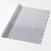 Lila Paarse Nep Glitters Cadeaupapier (Uitgerold)