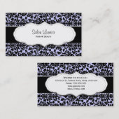 Lila Paarse Visitekaartjes (Voorkant / Achterkant)