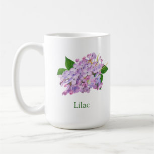 lila paarse waterverf koffiemok